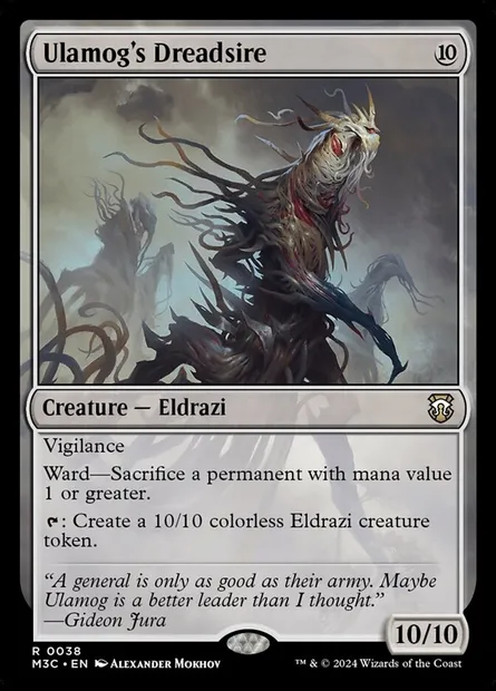 Ulamog's Dreadsire, Magic card M3C 38 — Modern Horizons 3 Commander set
