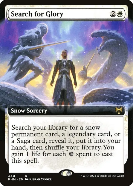 Search for Glory, Magic card KHM 340 — Kaldheim set