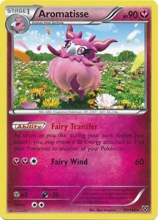 Aromatisse, Pokémon card TDX 093-2 — Theme Deck & Blisters Exclusives set