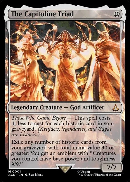 The Capitoline Triad, Magic card ACR 1 — Assassin's Creed set