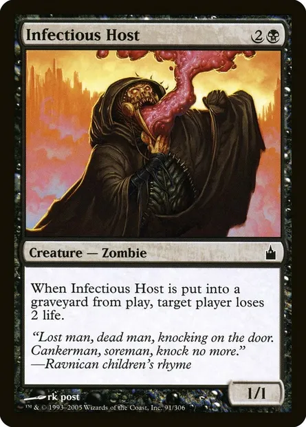 Infectious Host, Magic card RAV 91 — Ravnica: City of Guilds set
