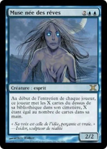 Muse née des rêves, carte Magic 10E 82 — extension Dixième édition