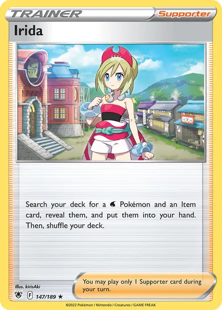 Irida, Pokémon card ASR 147 — Astral Radiance set