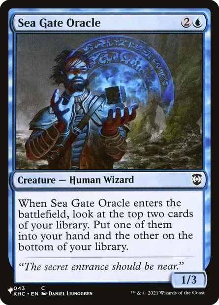 Sea Gate Oracle, Magic card PLST KHC-43 — The List set