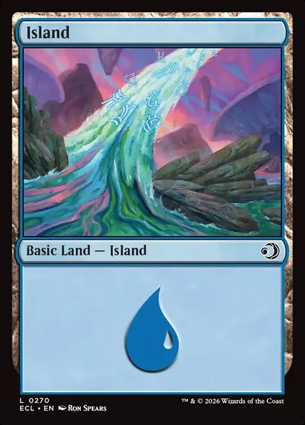 Île, carte Magic ECL 270 — extension Lorwyn Eclipsed
