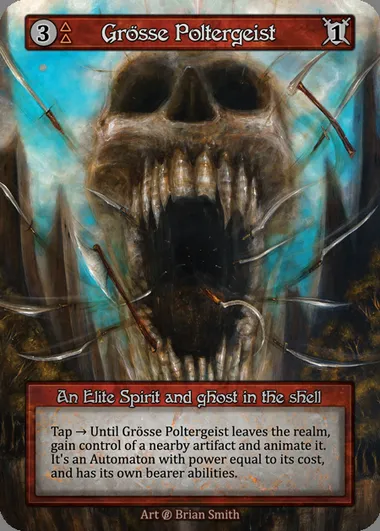 Grösse Poltergeist, Sorcery card BET 076 — Beta set