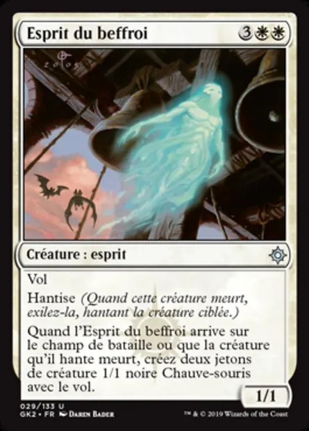 Esprit du beffroi, carte Magic GK2 29 — extension RNA Guild Kit