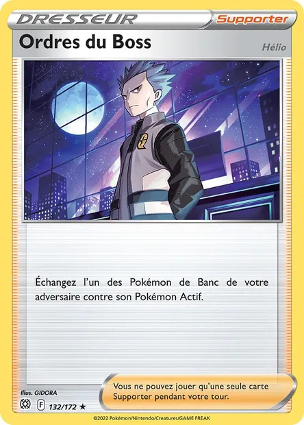 Ordres du Boss, carte Pokémon BRS 132 — extension Stars Étincelantes