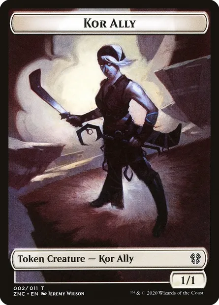 Kor Ally, carte Magic TZNC 2 — extension Zendikar Rising Commander Tokens