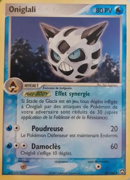 Oniglali, carte Pokémon PK 30 — extension EX Gardiens du Pouvoir