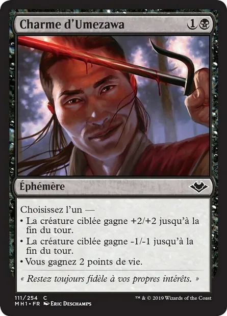 Charme d'Umezawa, carte Magic MH1 111 — extension Horizons du Modern