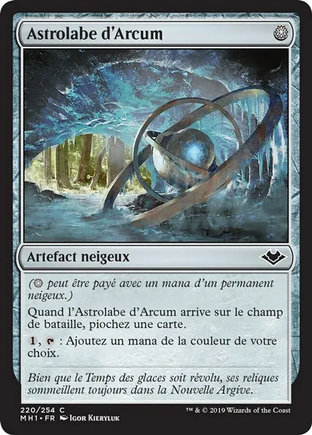 Astrolabe d'Arcum, carte Magic MH1 220 — extension Horizons du Modern