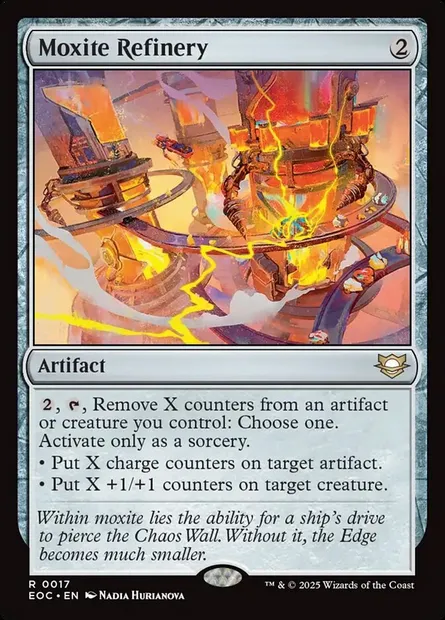 Moxite Refinery, Magic card EOC 17 — Edge of Eternities Commander set