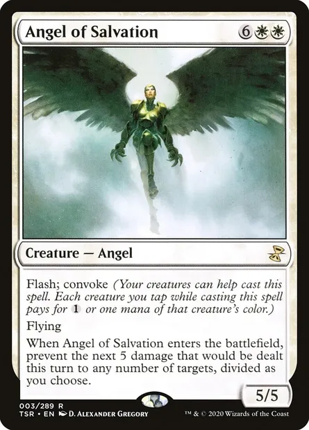 Angel of Salvation, Magic card TSR 3 — Time Spiral Remastered set