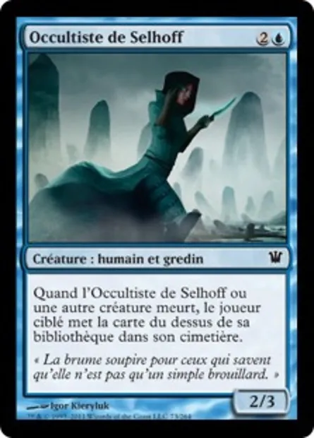 Occultiste de Selhoff, carte Magic ISD 73 — extension Innistrad