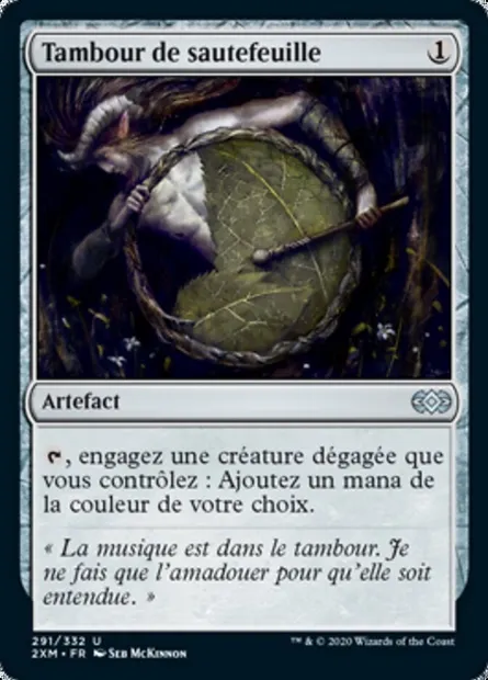 Tambour de sautefeuille, carte Magic 2XM 291 — extension Double Masters