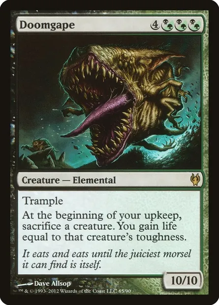 Doomgape, Magic card DDJ 65 — Duel Decks: Izzet vs. Golgari set
