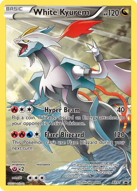 White Kyurem, Pokémon card XY 81 — XY Black Star Promos set