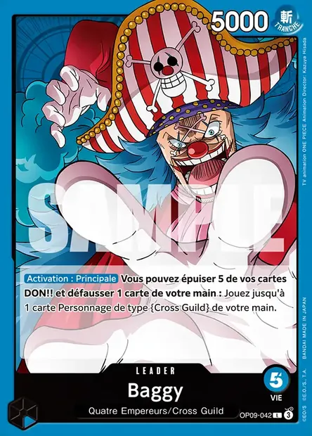 Baggy, carte One Piece OP09-042 — extension LES NOUVEAUX EMPEREURS