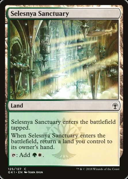 Selesnya Sanctuary, Magic card GK1 125 — GRN Guild Kit set
