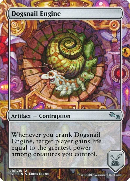 Dogsnail Engine, Magic card UST 178 — Unstable set