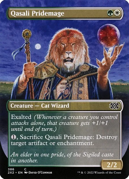 Qasali Pridemage, Magic card 2X2 386 — Double Masters 2022 set