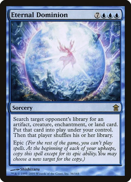 Domination éternelle, carte Magic SOK 36 — extension Libérateurs de Kamigawa