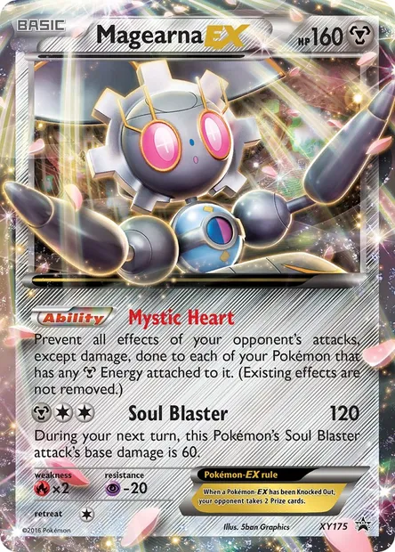 Magearna-EX, Pokémon card XY 175 — XY Black Star Promos set