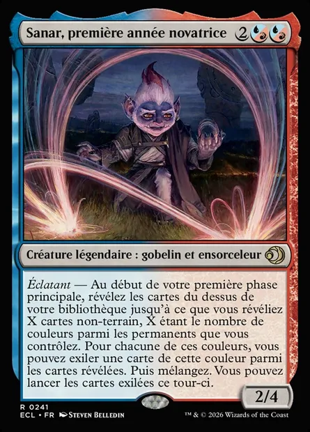Sanar, première année novatrice, carte Magic ECL 241 — extension Lorwyn Eclipsed