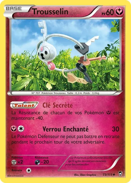 Trousselin, carte Pokémon FFI 73 — extension Poings Furieux