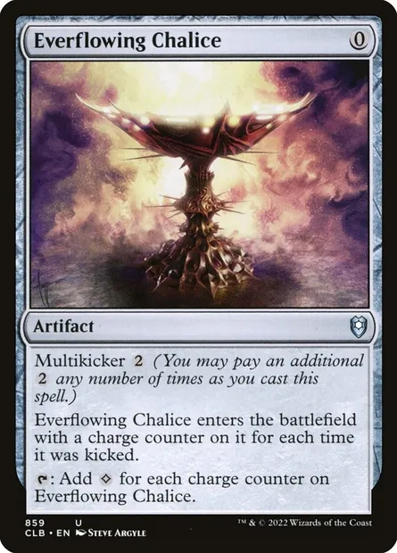 Everflowing Chalice, Magic card CLB 859 — Commander Legends: Battle for Baldur's Gate set
