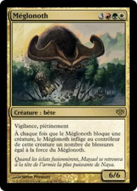 Méglonoth, carte Magic CON 118 — extension Conflux