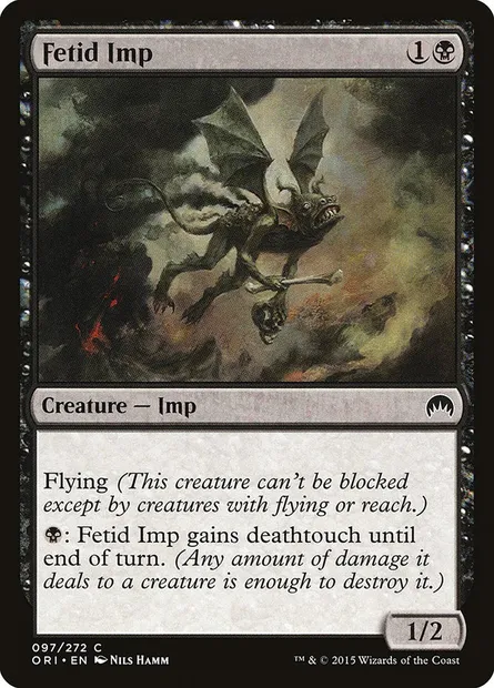 Fetid Imp, Magic card ORI 97 — Magic Origins set