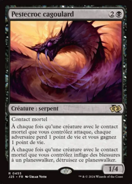 Pestecroc cagoulard, carte Magic J25 455 — extension Foundations Jumpstart