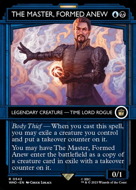 The Master, Formed Anew, Magic card WHO 542 — Doctor Who set