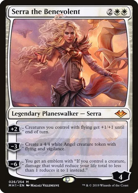 Serra the Benevolent, Magic card MH1 26 — Modern Horizons set