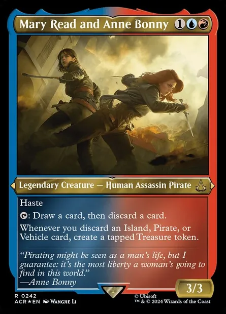 Mary Read and Anne Bonny, Magic card ACR 242 — Assassin's Creed set