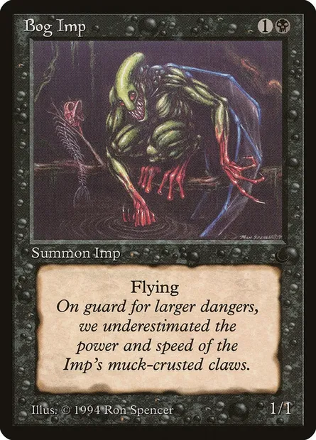 Bog Imp, Magic card DRK 41 — The Dark set