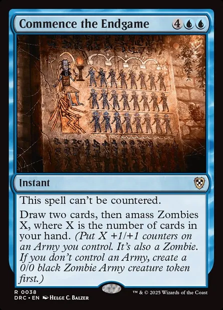 Commence the Endgame, Magic card DRC 38 — Aetherdrift Commander set