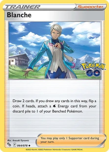 Blanche, Pokémon card PGO 064 — Pokémon GO set