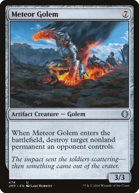 Meteor Golem, Magic card JMP 474 — Jumpstart set