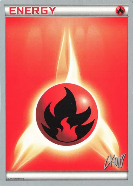 Énergie Feu, carte Pokémon WCD11 ct326701 — extension World Championship Decks 2011