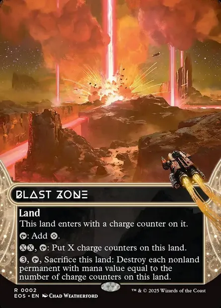 Blast Zone, Magic card EOS 2 — Edge of Eternities: Stellar Sights set