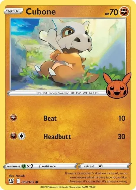 Osselait, carte Pokémon TOT22 069 — extension Trick or Trade