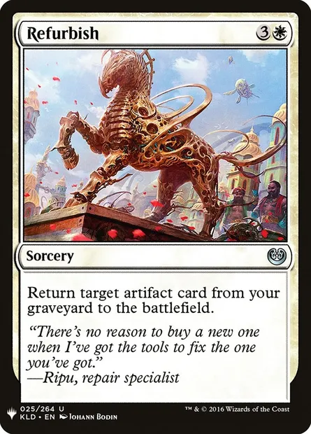Refurbish, Magic card PLST KLD-25 — The List set