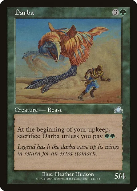 Darba, carte Magic PCY 111 — extension Prophétie