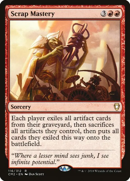 Scrap Mastery, Magic card CM2 116 — Commander Anthology Volume II set