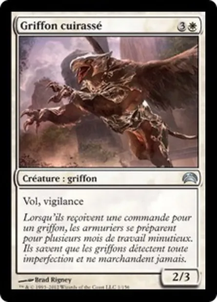 Griffon cuirassé, carte Magic PC2 1 — extension Planechase 2012