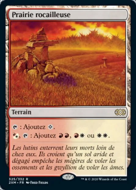 Prairie rocailleuse, carte Magic 2XM 325 — extension Double Masters