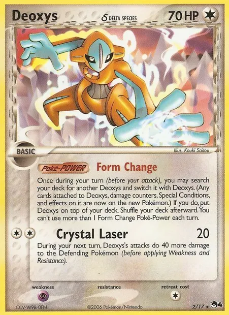 Deoxys δ, Pokémon card P4 2 — POP Series 4 set